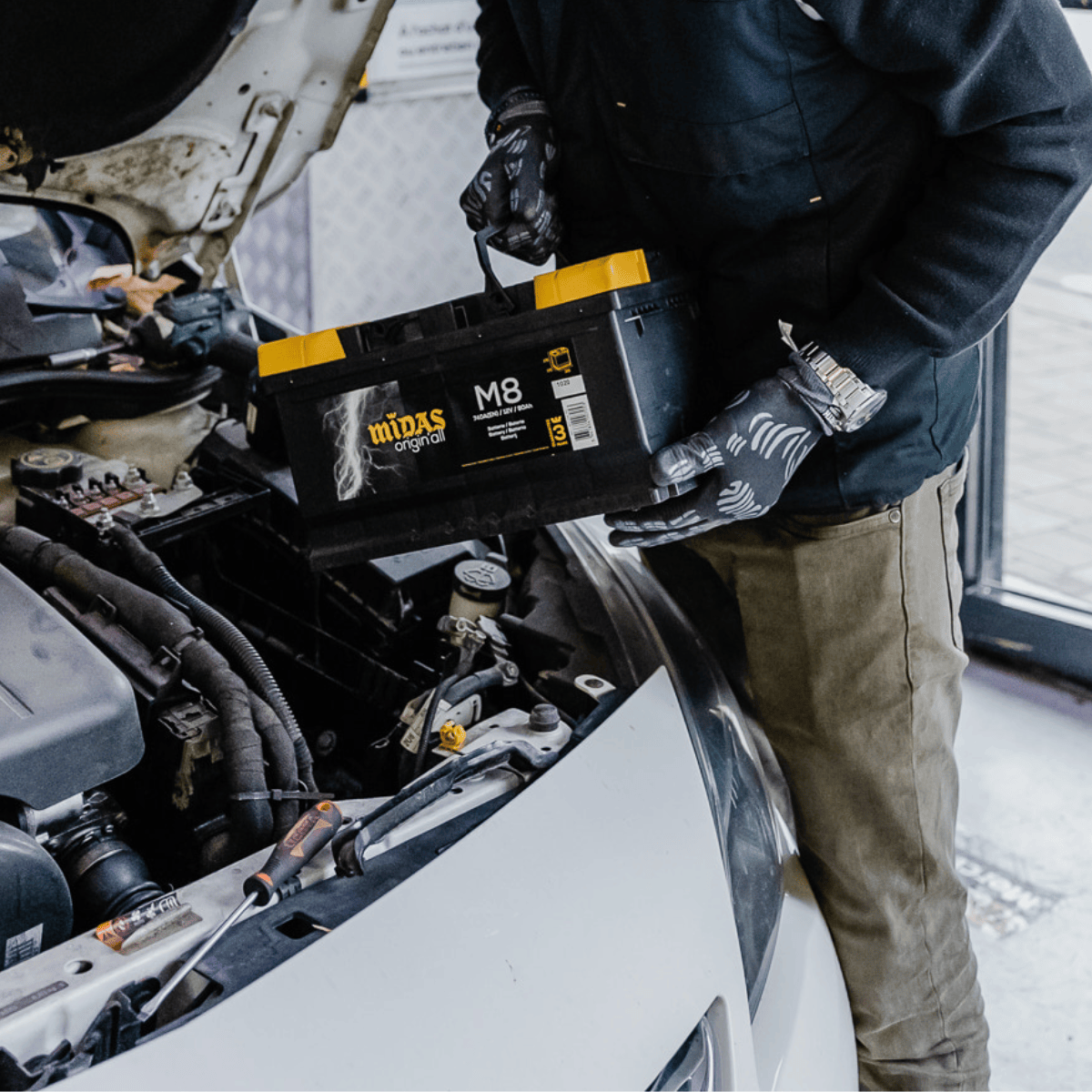 Auto accu testen