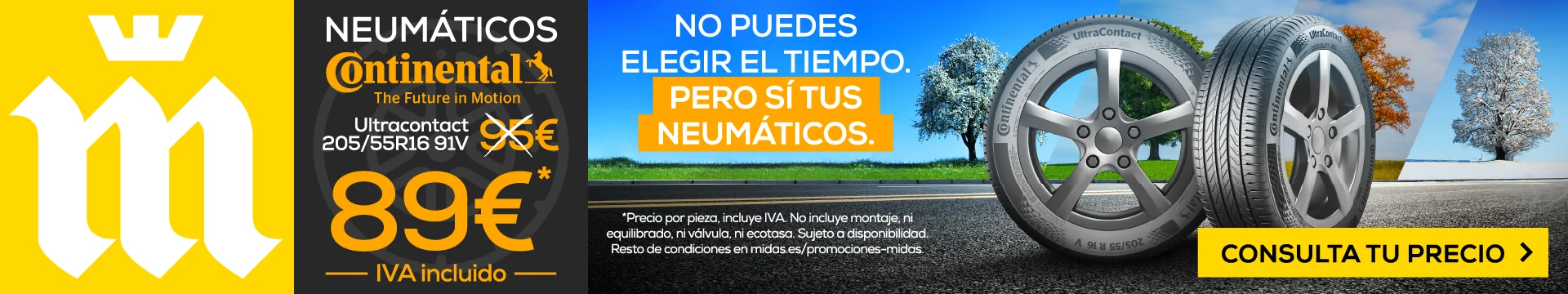 neumaticos continental ochenta y nueve euros consulta tu precio