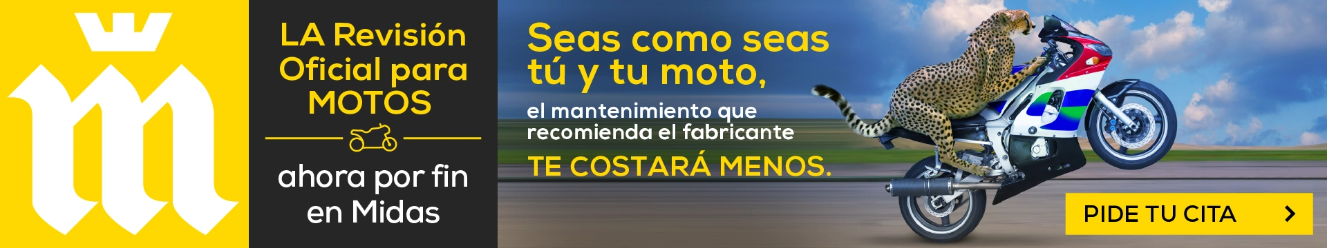 la revision oficial para motos ahora por fin en midas pide tu cita