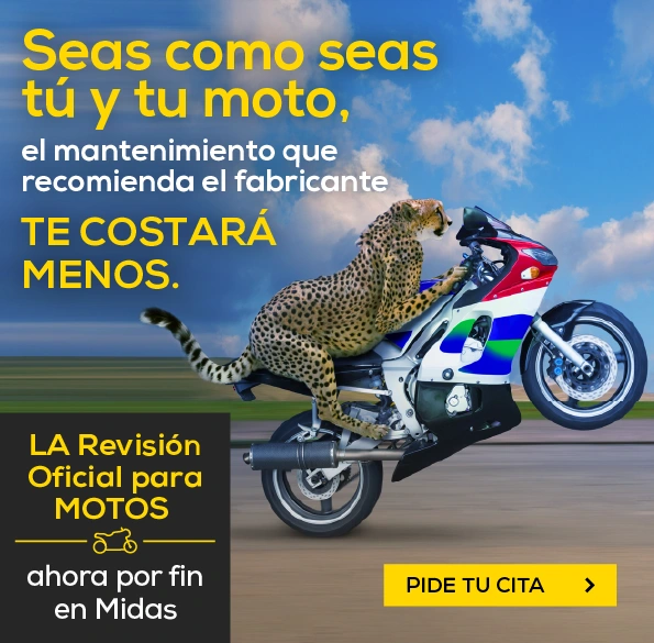 la revision oficial para motos ahora por fin en midas pide tu cita
